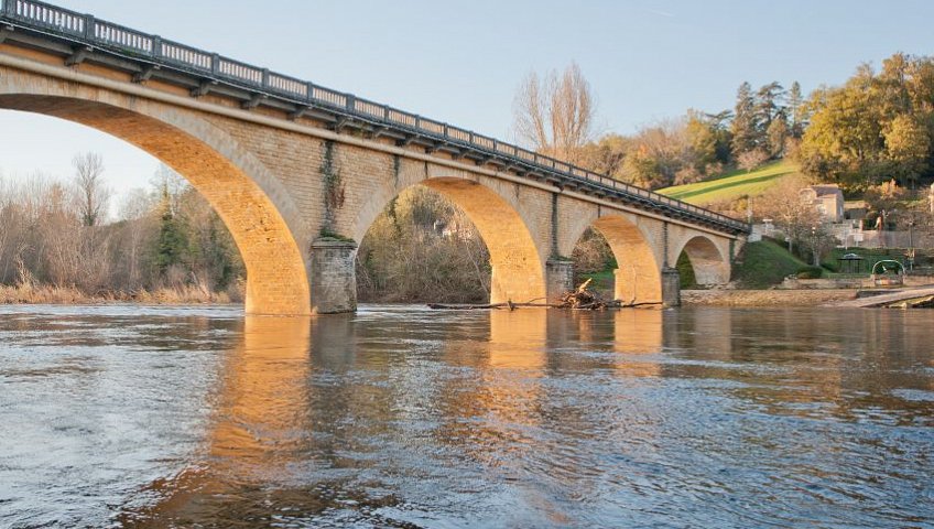 Bridge over Dordogne River